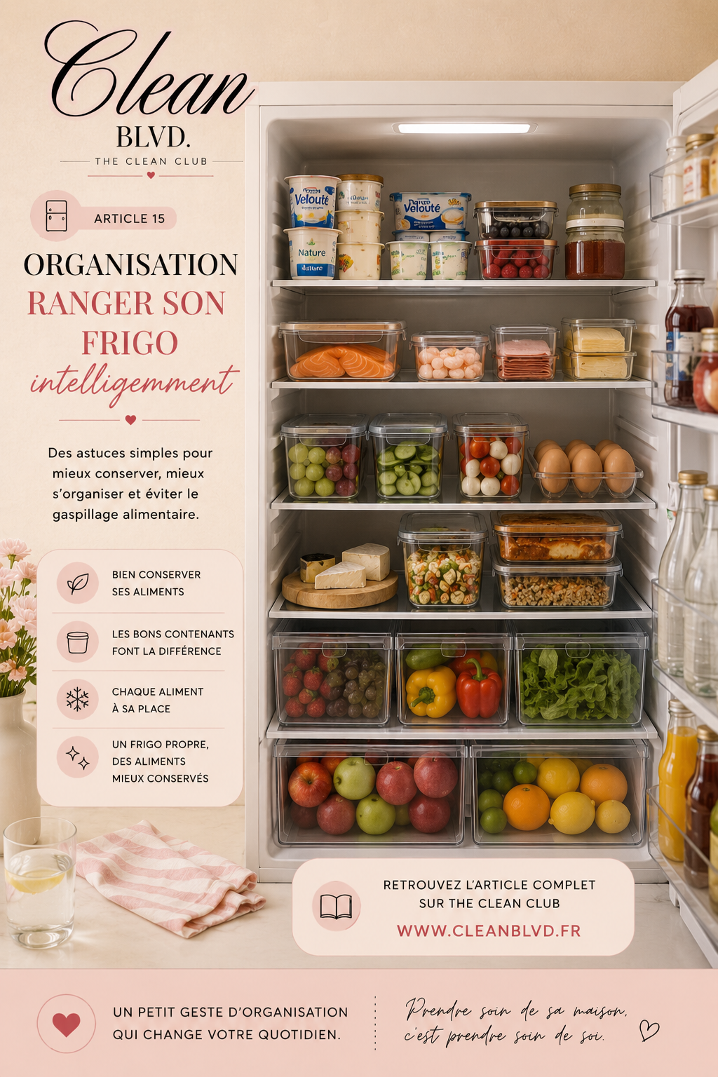 ARTICLE 15 : Ranger son frigo intelligemment