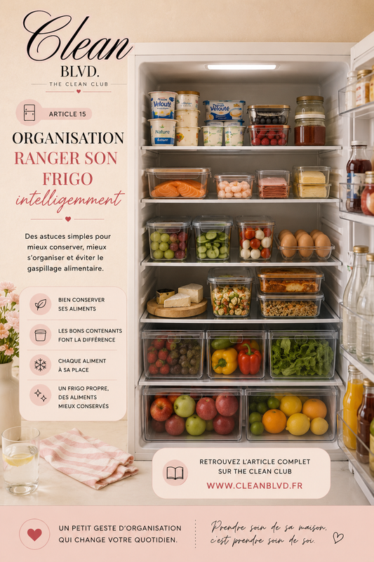 ARTICLE 15 : Ranger son frigo intelligemment