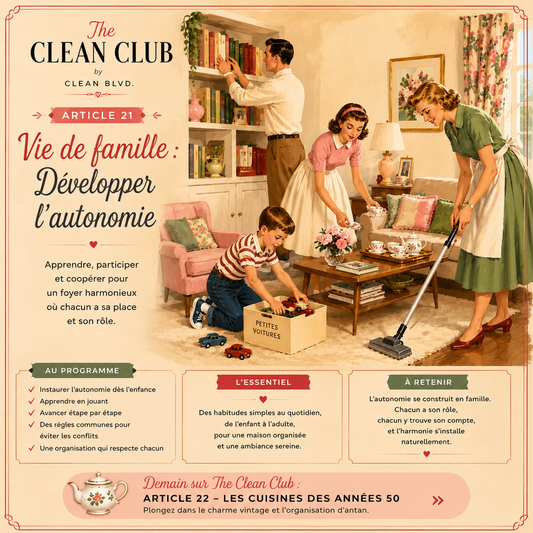 ARTICLE 21 : Vie de famille / Développer l'autonomie