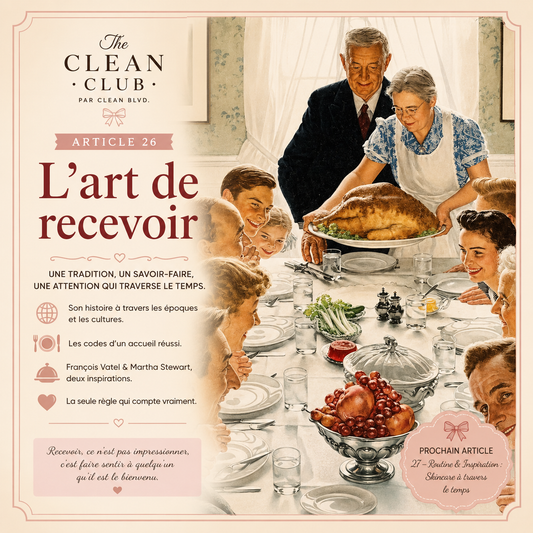 Article 26 – L'art de recevoir