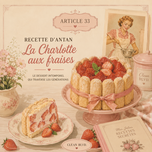ARTICLE 33 : Recette d'antan - La Charlotte aux fraises