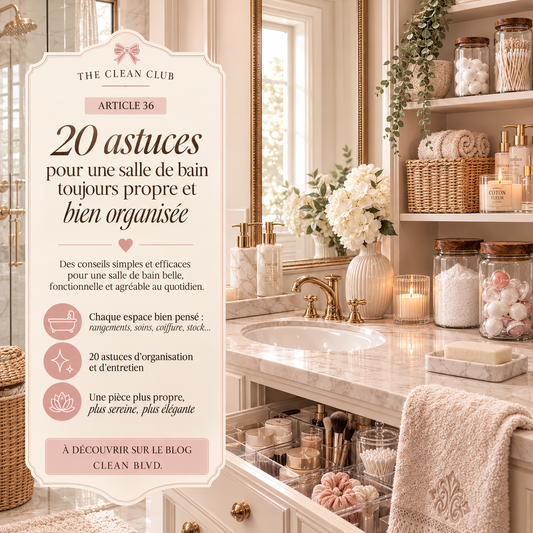 ARTICLE 36 : 20 Astuces pratiques Salle de bain