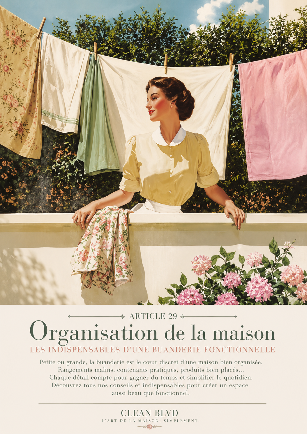 Article 29 – Les indispensables d'une buanderie fonctionnelle