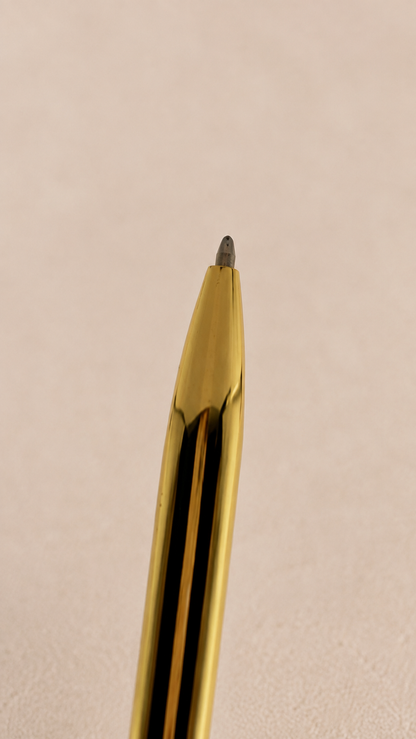 Stylo élégant encre noir avec pochon velour