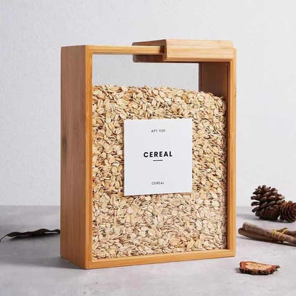 Récipient alimentaire en Bambou rectangulaire 3L