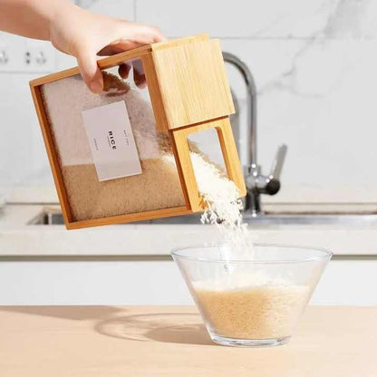 Récipient alimentaire en Bambou rectangulaire 3L