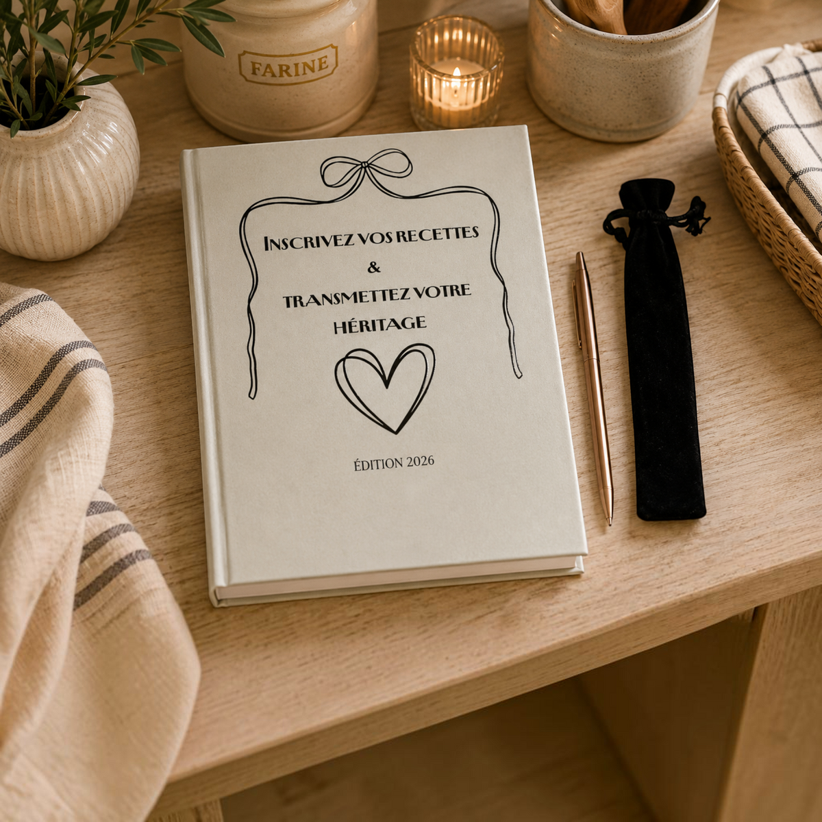 Mes Jolies Recettes Secrètes : Livre de Recette à compléter