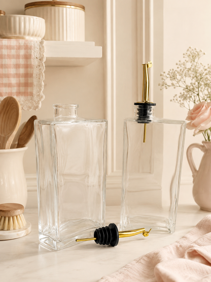 Huilier en Verre 500 ml avec Bec Verseur