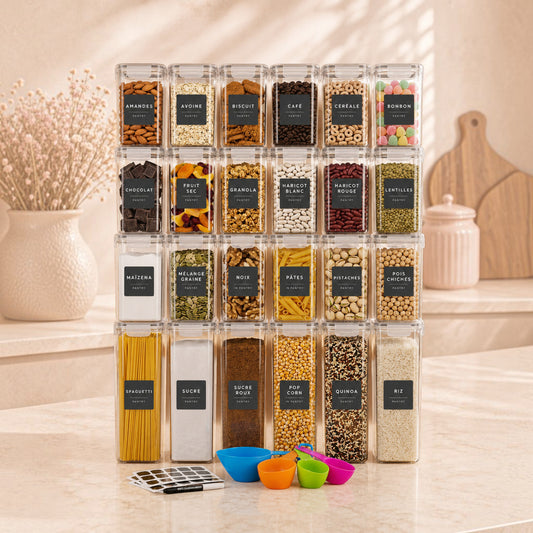 Lot de Boîtes de Rangement Hermétiques
