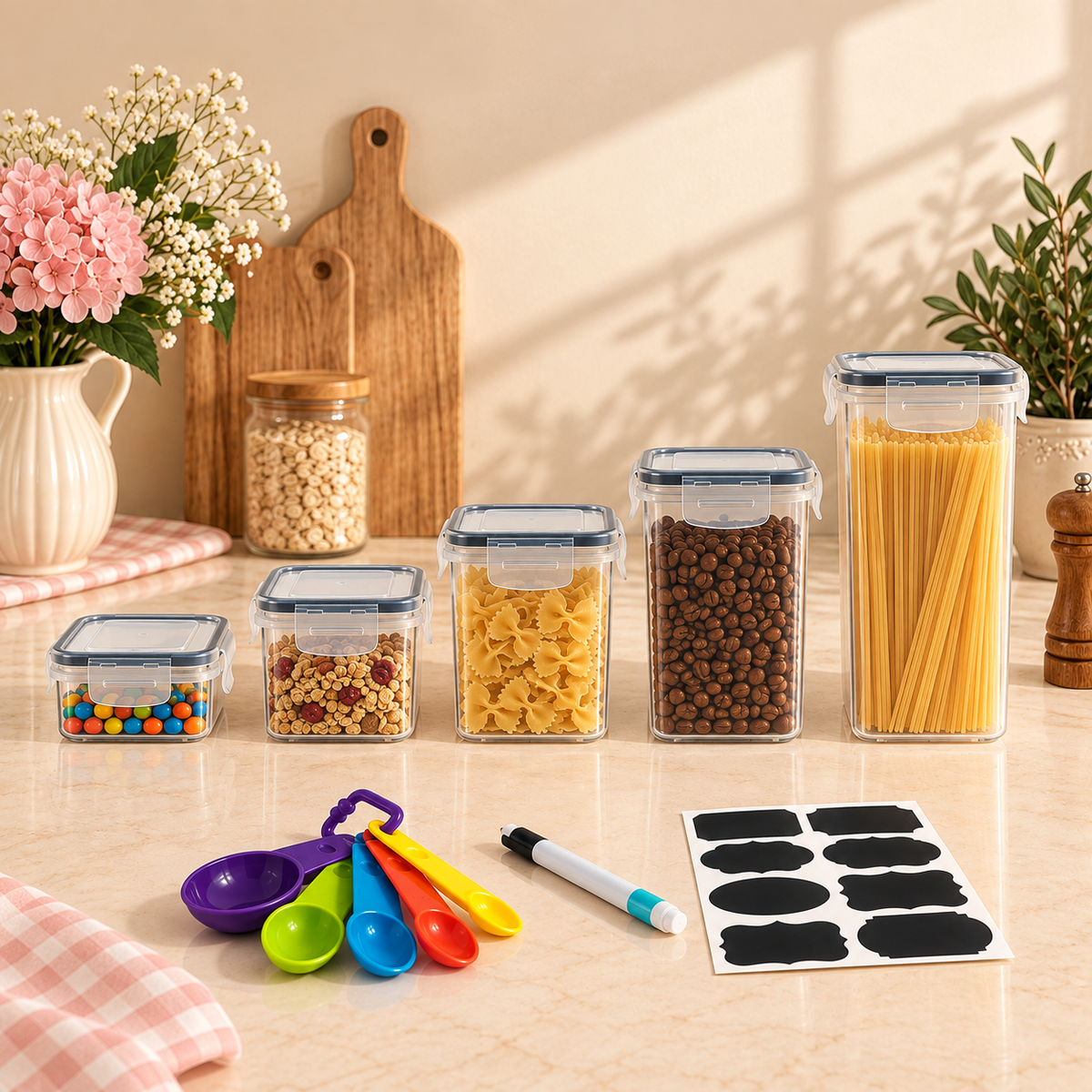 Lot de Boîtes de Rangement Hermétiques